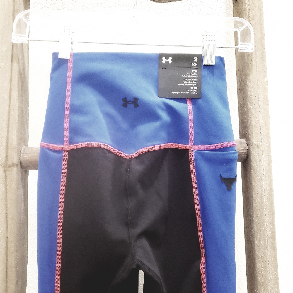 Under Armour Project Rock Ultra High Rise Legging Size XS NWT - Picture 7 of 9